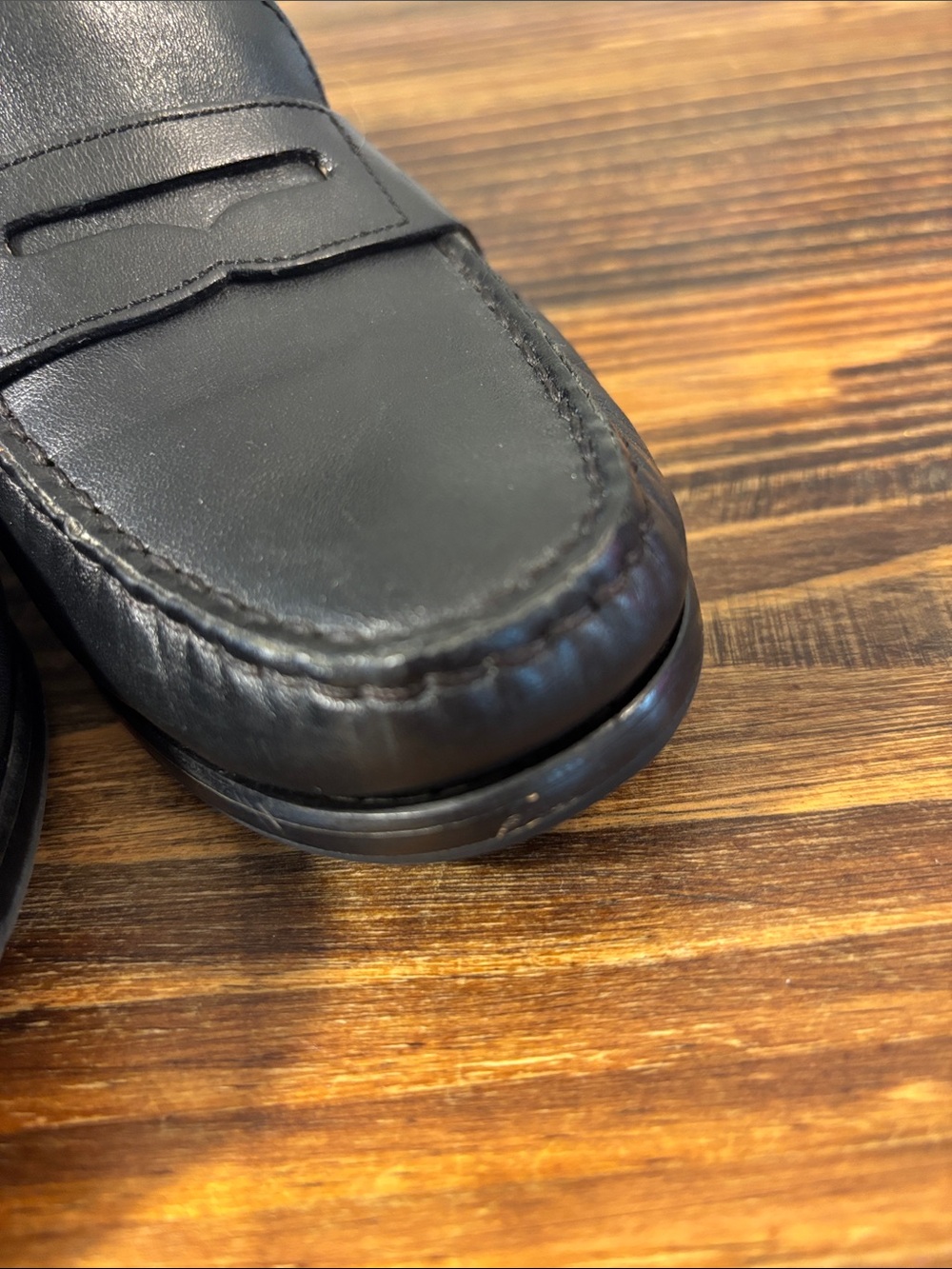 Cole Haan Women’s Black Leather Penny Loafers Size 6.5 B Classic Slip-On Comfort - Picture 10 of 10